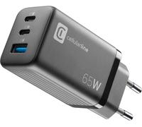 KALANKA- Chargeur Secteur Multipower Micro Super Fast Charger 65 W avec 3 Ports USB-C avec Technologie Gan ¿ Compatible avec Smartphone, iPhone, Tablette, iPad, Ordinateur Portable et MacBook