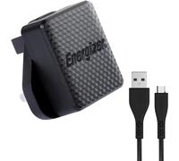 KALANKA-- Chargeur Secteur pour Smartphone et Tablette - 5W - 1 Port USB-A - Prise UK. Cable Micro-USB Inclus Garantie A Vie