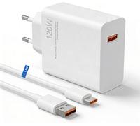 KALANKA-Chargeur USB 120W avec Cable de Charge, Bloc Chargeur USB-C 6A Haute Puissance pour Smartphones, Chargeur Rapide avec Cable Charge Type C pour 14 Ultra/11T Pro/12T Pro/12T/13 Pro/13 /POCO X6P
