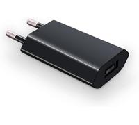 Kalanka-Chargeur Usb 5v - 1a Prise Adaptateur Secteur Universel Usb Chargeur Pour Iphone, Ipad, Smartphone Android Smartwatch, Tablette, Écouteurs, Couleur Noir