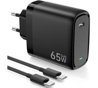 Kalanka-Chargeur Usb C 65w Avec Technologie Pd3.0 Et Gan Ii Chargeur Rapide Usb C Pps Avec Câble Type C 2m Compatible Pour Iphone 16/15/Pad Pro/Air, Pour Galaxy S24/23/S22, Pour Macbook Pro/Air, Etc
