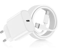 KALANKA-Chargeur USB C Rapide iPhone 17/16/15,Adaptateur USB C Chargeur Rapide avec 2m Cable USBC, Compatible iPhone 16e,16/15 Plus,17 Air, 17/16/15 Pro, Pro Max, Pad