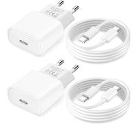 KALANKA-Chargeur USB C Rapide iPhone 17 16 15,Original 25W Chargeur Rapide avec 2M C¿ble pour iPhone 15 16 17 Pro/17 16 15 Pro Max/17Air/16e/16 15 Plus,iPad A16/10/Pro/Air,Adaptateur Secteur USB C 2P
