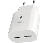 KALANKA-Chargeur USB C Samsung 25W,2-Port Charge Rapide Prise USB-C et USB-A pour Samsung Galaxy S25 S24 S23 S22 S21 S20 Ultra FE 5G,A56 A55 A54 A36 A35 A34,Z Flip 7,iPhone 17 Pro Type C Secteur Adap