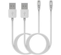 KALANKA-Chargeurs compatibles avec casque de vélo Smart4u SH55M SH50, câble de charge pour casque de vélo Livall BH60SE/BH62/BH51M/BH50T/MT1, adaptateur USB pour casque intelligent (2 blanc 60 cm)