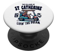 Kalanka-Chariot De Golf The Village Of St Catherine Popsockets Popgrip Adhésif