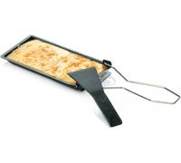 KALANKA-Cheese Barbeclette® de Gril à raclette/Caquelon à fromage avec spatule/Compatible barbecue/Noir / 175 x 85 mm
