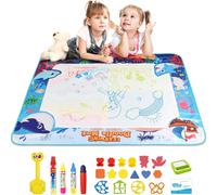 KALANKA-Chellago Jouets pour Enfants à Partir de 1, 2, 3 ans - Tapis de Dessin avec Crayon à Eau, Aqua Magic Doodle Painting Mat Idéal pour Anniversaire ou Récompense pour les Enfants de 1, 2, 3 ans