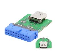 KALANKA-ChenYang Adaptateur d'extension USB 3.0 pour panneau avant 19 broches/20 broches vers USB C femelle
