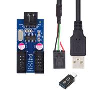 KALANKA-ChenYang Adaptateur multiplicateur USB C 1 vers 2 USB 2.0 9 broches