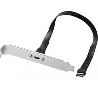 KALANKA-ChenYang Câble d'extension USB 3.2 Gen 2 x 2 20 Gbit/s USB C pour carte mère avec support PCI-E de 12 cm
