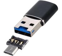 KALANKA-Chenyang Lecteur de Carte USB 3.0 vers Micro SD sdxc TF avec Adaptateur Micro USB 5pin OTG pour Tablette/téléphone Portable