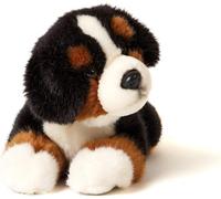 KALANKA-- Chiot bouvier bernois couché \u2013 24 cm (longueur) \u2013 Chien en peluche, animal de compagnie \u2013 Doudou