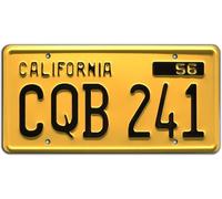 Kalanka-Christine Cqb 241 Metal Stamped License Plate