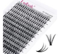 Kalanka-Cils Cluster Diy 30 Root Extension Cils Individuels Volume Russe Cluster Faux Cils Individuelle Noir Mat Bouquet Cils 0.07-D Curl Longueur Unique 12-18mm Mixed
