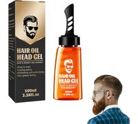Kalanka-Cire Cheveux Homme,Cire Coiffante,Gel De Cire Capillaire 2 En 1 Avec Peigne,Hair Setting Gel With Dip Comb,2-In-1 Men Hair Wax Gel With Comb,Convenir Tous Types De Cheveux (100ml)