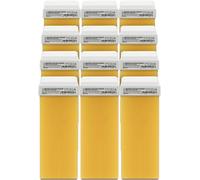 Kalanka- Cire Dépilatoire Liposoluble Roll On, Résine De Pin Et Cire D'abeille, Pour Tous Les Types De Peau, 12 X 100 Ml, Fabriquée En Italie