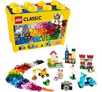 KALANKA-Classic La Boîte de Briques Créatives Deluxe, Jouet Créatif et Rangement, Fenêtres et Roues, Plaques de Route, Cadeau Enfants 4 Ans et Plus 10698