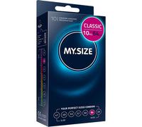 KALANKA-Classic Préservatifs taille 6 I 64 mm de large I 10 pièces emballage standard I premium extra fins I doux et souples I paroi fine de 0,07 mm