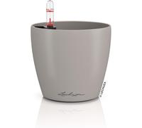 KALANKA-Classico Color 12 16692 Pot de Fleurs avec système d'irrigation, indicateur de Niveau d'eau et bac à Plantes, Surface Mate, diamètre 13 x 12 cm, Marron Sable