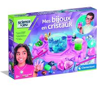KALANKA-CLEMENTONI - Mon Laboratoire des Bijoux en Cristaux dès 8 Ans - Kit de Création Scientifique pour Enfants - Faire Pousser, Fabriquer et Décorer - Activité DIY Ludique et Féérique