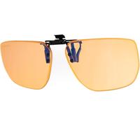 KALANKA-¿ Clip-On Amber ¿ Clip pour Lunettes de vue ¿ Anti Lumière Bleue ¿ Filtre Standard Protection Ecrans (Jeux Vidéos Console Ordinateur PC) Amber