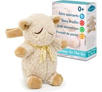 KALANKA-Cloud b Machine à sons Apaisants en Format voyage Animal en Peluche 4 bruits blancs Arrêt automatique Peluche Musicale berceuse Mouton Format Voyage Sleep Sheep on the Go