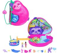 KALANKA-Coffret 2 en 1 La Famille des Paresseux avec 12 Accessoires Dont 8 Animaux Et 2 Mini-Figurines, Jouet Voyage, Jouet Enfant, A Partir De 4 Ans, HRD40
