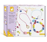 KALANKA-, Coffret 3 Bijoux Arc-En-Ciel à Créer, 2 Bracelets et 1 Collier, Les Ateliers Bijoux, Kit Loisir Créatif Enfant, Dextérité et Concentration, Peinture à l'eau, Dès 6 Ans, J07936, Multicolore