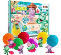 Kalanka-Coffret Cadeau Fun Beach Boîte De 6 Bombes De Bain Pour Enfants, Contient 6 Figurines D'hippopotame Différentes À Collectionner \U2013 6 Bombes De Bain Pour Enfants Avec Surprise