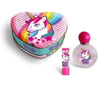 Kalanka-Coffret Cadeau Licorne En Forme De C?ur Pour Enfants ¿ Comprend Un Baume À Lèvres Hydratant Et Un Délicieux Parfum Edt De 50 Ml ¿ Un Cadeau Magique Que Votre Enfant Va Adorer
