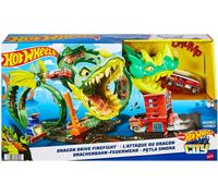 KALANKA-Coffret City La Fureur Du Dragon Modulable Avec 1 Voiture Incluse, Jeu À 360 Degrés, Possibilité De Connecter Aux Autres Coffrets, Jouet Enfant, A Partir De 3 Ans, HJV70