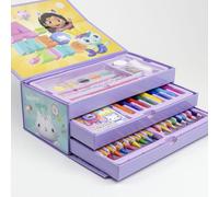 KALANKA-Coffret d'art Gabby's Dollhouse avec peintures, crayons et accessoires de dessin - Coffret créatif complet pour filles et fans de Gabby's Dollhouse