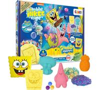 Kalanka-Coffret De Bain Bob L'éponge - Set De Bain Avec 7 Additifs De Bain Pour Enfants, Bombes De Bain, Sels De Bain Et Accessoire - Enrichit À L'huile D'avocat