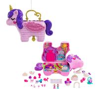 KALANKA-Coffret Licorne en Fête avec Mini-Figurines Polly et Lila, Plusieurs Zones de Jeu, 25 Surprises et Accessoires, Jouet pour Enfant, GVL88