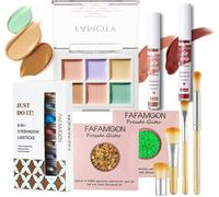 Kalanka-Coffret Maquillage Femme Makeup Kit Avec Palette De Fard À Paupières Yeux Maquillage Cosmetics Palettes De Maquillage Professional Pinceaux De Maquillage Crayon À Sourcils Mascara