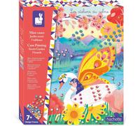 KALANKA-- Coffret Mini-Canes à Coller Jardin Secret - Les Ateliers du Calme - 5 Tableaux - Kit Loisir Créatif Enfant - Apprentissage Motricité Fine et Concentration ¿ Dès 7 Ans ¿ J09106
