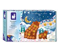 KALANKA-- Coffret Mosaïques en Mousse - Thème Hiver - Les Ateliers du Calme - 3 Tableaux - Kit Loisir Créatif Enfant - Apprentissage Motricité Fine et Concentration - Dès 5 ans - J09151