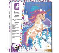 KALANKA-- Coffret Peinture Par Numéro Licornes - 2 Tableaux à Réaliser - Les Ateliers du Calme - Kit Loisir Créatif Enfant - Dès 7 Ans, J07985, Multicolore, Taille unique