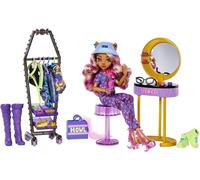 Kalanka-Coffret Studio De Mode De Clawdeen Wolf Avec Poupée Clawdeen Wolf Et Plus De 20 Éléments De Jeu, Jouet Enfant, Dès 4 Ans, Hky70