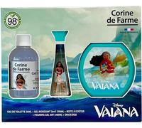 Kalanka-- Coffret Vaiana Avec Eau De Toilette 50ml, Bain Moussant 300ml Et Boîte À Goûter - Cadeau Pour Fille - Parfum Pour Enfant Senteur Vanille - Gel Fruité 3-En-1