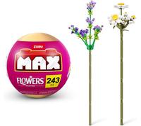 KALANKA-Collection de Briques de Construction Max Premium Flowers (Marguerite et Lavande) (Jusqu`à 243 pièces, 2 Fleurs par Capsule, 10 à Collectionner), 1 Capsule, Cadeau Fête des Mères