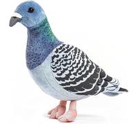 KALANKA-- Colombe Bleu/Gris- 20 cm (Hauteur) - Oiseau - Peluche, Doudou