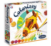 KALANKA-¿ Colorizzy - Chevaux - Peinture par Numéros - Intuitif et Facile - Moment Relaxation - Kit de Loisir Créatif - Pour enfants dès 6 ans - Fabriqué en France - 4506
