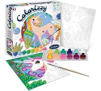 KALANKA-¿ Colorizzy - Licornes - Peinture par Numéros - Intuitif et Facile - Moment Relaxation - Kit de Loisir Créatif - Pour enfants dès 6 ans - Fabriqué en France - 4507
