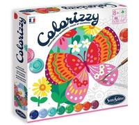 KALANKA-¿ Colorizzy - Papillons - Peinture par Numéros - Intuitif et Facile - Moment Relaxation - Kit de Loisir Créatif - Pour enfants dès 6 ans - Fabriqué en France - 4504