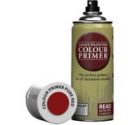 KALANKA-, Colour Primer Pure Red, 400 ml Spray Acrylique Rouge Pur, Apprêt pour la Peinture de Figurines Warhammer et Donjon et Dragon