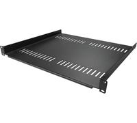 KALANKA-.com Étagère pour Rack Serveur 1U - Plateau Cantilever Universel Ventilé pour Armoire d'Équipement Réseau 19"" - Acier - Poids Max 20kg - Étagère de 40,6cm de Profondeur (CABSHELF116V)