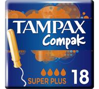 Kalanka-Compak Super+ Tampons Avec Applicateur 18 X Protection Anti-Fuite Et Discrétion Pour Vous Sentir Propre