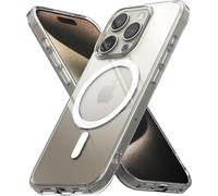 Kalanka-Compatible Avec Coque Iphone 15 Pro [Fusion Magnetic] Magn¿¿Tique Transparente Clear Rigide Polycarbonate Back Tpu Souple Bumper ¿¿Tui Antichoc De Protection - Clear